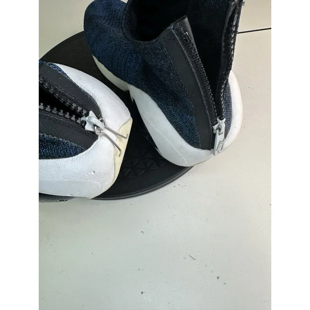 DAMAGED Blue Nike Flight Bonafide Shoes Mens 10.5 Athletic Zip 917742-400